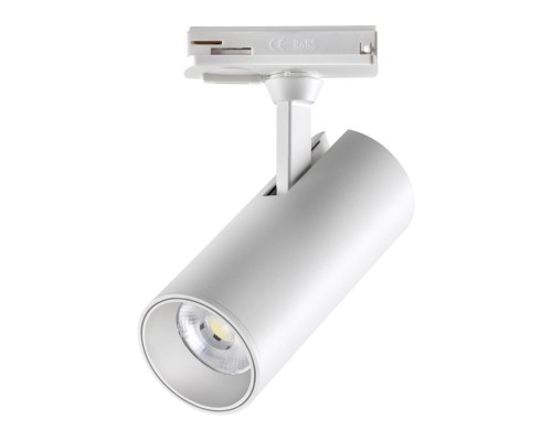 359156 PORT NT23 091 белый Светильник трековый однофазный двухжильный IP20 LED 24W 220V 4000К 2300Лм SELENE