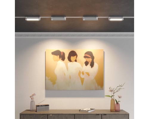 359793 PORT NT25 236 белый Светильник однофазный двухжильный трековый с переключ. цв. температуры IP20 LED 12W 180-265V 2700К/3200К/4000К ITER