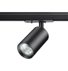 370963 PORT NT23 093 черный Светильник однофазный двухжильный трековый GU10 50W 220V PIPE