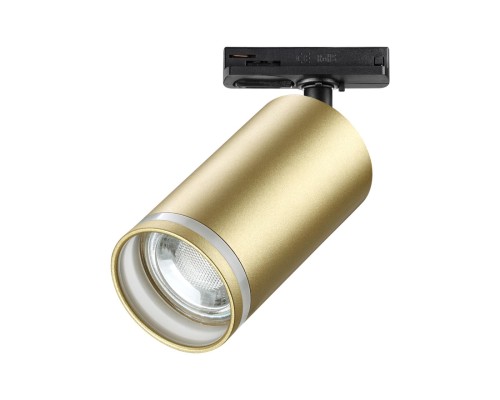 370878 PORT NT22 матовое золото Светильник трековый однофазный двухжильный IP20 GU10 9W 220V ULAR