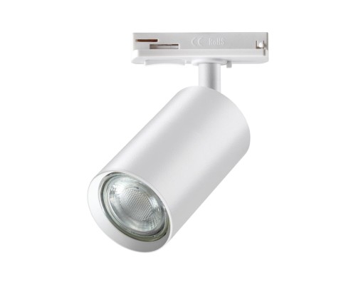 370962 PORT NT23 093 белый Светильник однофазный двухжильный трековый GU10 50W 220V PIPE