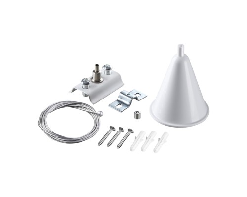 135151 PORT NT22 белый Подвесной комплект с 2-х метровым тросом для однофазного двухжильного шинопровода IP20