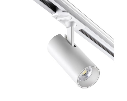 359148 PORT NT23 091 белый Светильник трековый однофазный двухжильный IP20 LED 15W 220V 4000К 1440Лм SELENE