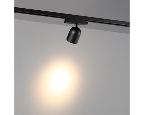 359803 PORT NT25 246 черный Светильник трековый однофазный двухжильный IP20 LED 10W 180-265V 3000К SOLETTE