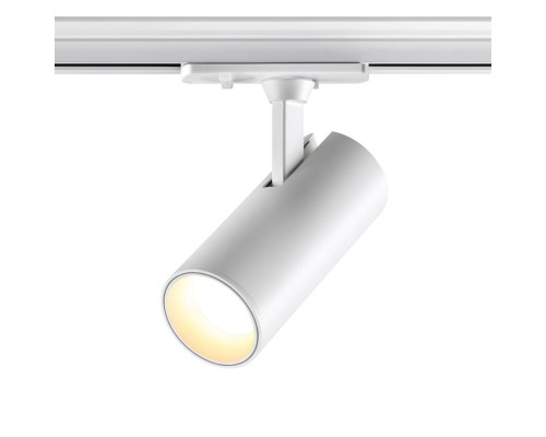 359147 PORT NT23 091 белый Светильник трековый однофазный двухжильный IP20 LED 15W 220V 3000К 1440Лм SELENE