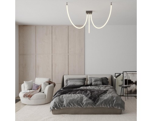 359329 KONST NT24 000 черный Светильник светодиодный IP20 LED 4000K 25W 170-265V 2420Лм RAMO