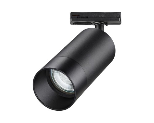 370861 PORT NT22 черный Светильник трековый однофазный двухжильный IP20 GU10 9W 220V SLIM