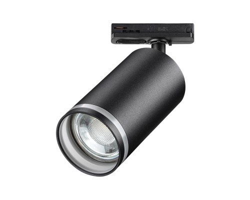 370877 PORT NT22 черный Светильник трековый однофазный двухжильный IP20 GU10 9W 220V ULAR