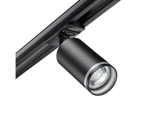 370877 PORT NT22 черный Светильник трековый однофазный двухжильный IP20 GU10 9W 220V ULAR