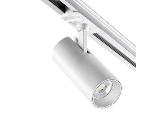 359156 PORT NT23 091 белый Светильник трековый однофазный двухжильный IP20 LED 24W 220V 4000К 2300Лм SELENE