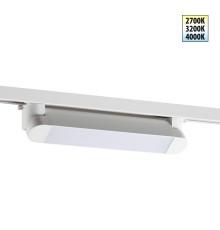 359793 PORT NT25 236 белый Светильник однофазный двухжильный трековый с переключ. цв. температуры IP20 LED 12W 180-265V 2700К/3200К/4000К ITER