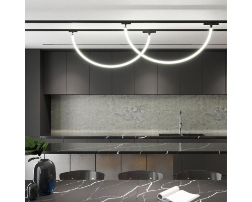 359134 KONST NT23 089 черный Адаптер/держатель для однофазного двухжильного трека без токопровода для арт. 359128-359133 IP20 RAMO