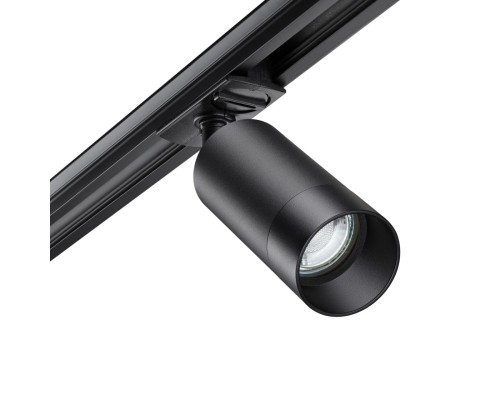 370861 PORT NT22 черный Светильник трековый однофазный двухжильный IP20 GU10 9W 220V SLIM