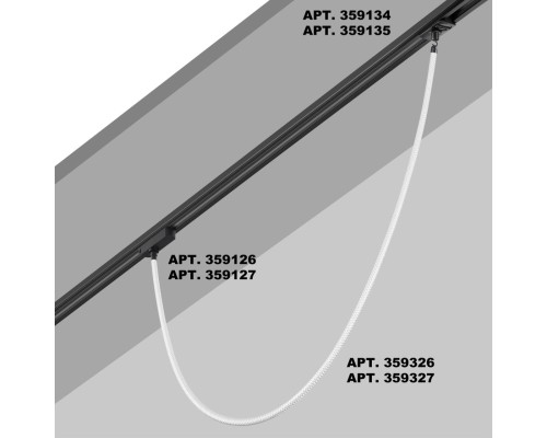 359327 KONST NT24 000 черный Светильник светодиодный IP20 LED 4000K 14W 170-265V 1360Лм RAMO