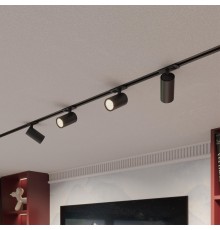 359915 PORT NT26 000 черный Светильник однофазный трехжильный трековый IP20 LED 15W 220-240V 4000К SELENE