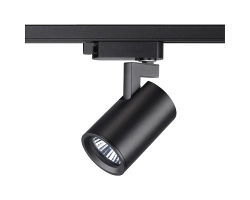 Однофазный трековый светильник Novotech 370647 Gusto черный GU10 50 Вт
