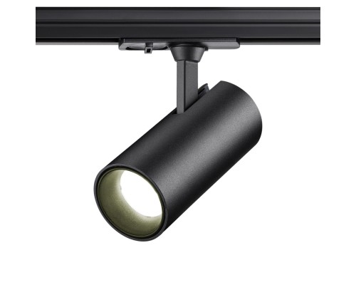 359162 PORT NT23 121 черный Светильник трековый однофазный трехжильный IP20 LED 24W 220V 4000К 2300Лм SELENE