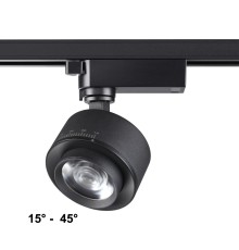 358942 PORT NT22 черный Светильник трековый однофазный трехжильный IP20 LED 4000К 15W 220V EDDY