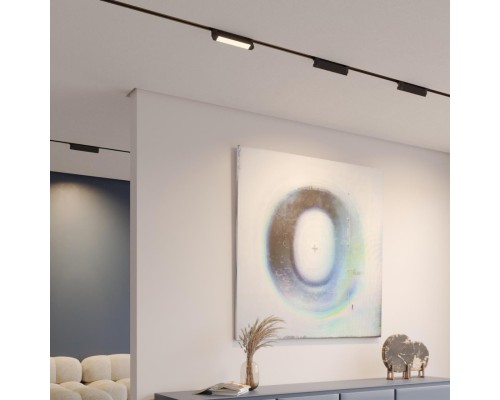 359795 PORT NT25 264 черный Светильник однофазный трехжильный трековый с переключ. цв. температуры IP20 LED 12W 180-265V 2700К/3200К/4000К ITER