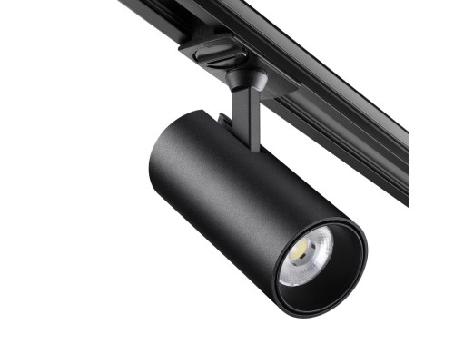 359161 PORT NT23 121 черный Светильник трековый однофазный трехжильный IP20 LED 24W 220V 3000К 2300Лм SELENE