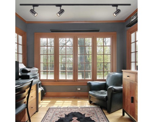 Трековый светильник Novotech 370412 Pipe черный GU10 50 Вт