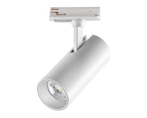 359160 PORT NT23 121 белый Светильник трековый однофазный трехжильный IP20 LED 24W 220V 4000К 2300Лм SELENE