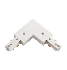Соединитель для шинопровода L-образный для однофазного шинопровода Novotech 135008 белый