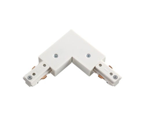 Соединитель для шинопровода L-образный для однофазного шинопровода Novotech 135008 белый