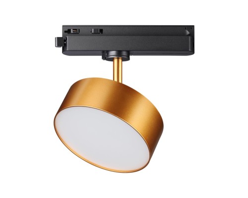 358757 PORT NT21 064 матовое золото Однофазный трековый светодиодный светильник IP20 LED 24W 4000K 2100Лм 100-265V PROMETA
