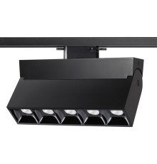 Однофазный трековый светильник Novotech 358324 Eos черный LED 25 Вт 4000K