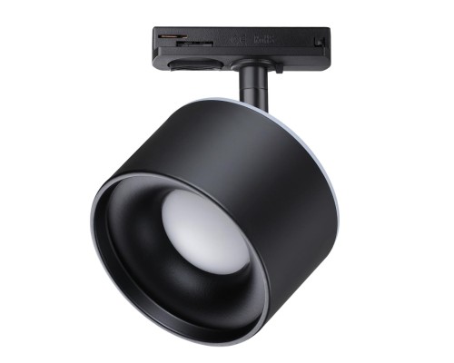 358974 PORT NT22 черный Светильник трековый однофазный трехжильный с переключ. цв. температуры IP20 LED 3000К\4000К\6000К 12W вниз + 3W вверх 110-265V GIRO