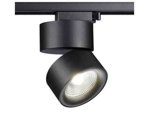 358785 PORT NT21 065 черный Однофазный трековый светодиодный светильник IP20 LED 25W 4000K 2200Лм 100-265V GRODA
