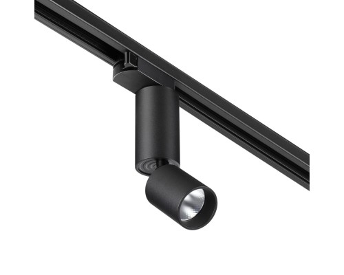 359319 PORT NT24 000 черный Светильник трековый однофазный трехжильный IP20 LED 5W 85-265V 3000K 600Лм TUBO