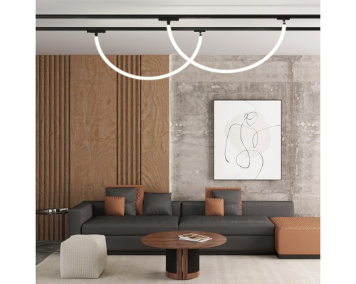 359135 KONST NT23 101 черный Адаптер/держатель для однофазного трехжильного трека без токопровода для арт. 359128-359133 IP20 RAMO