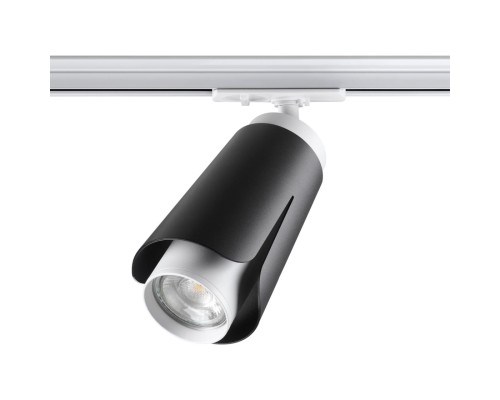 370836 PORT NT22 черный Светильник трековый однофазный IP20 GU10 9W 220V TULIP