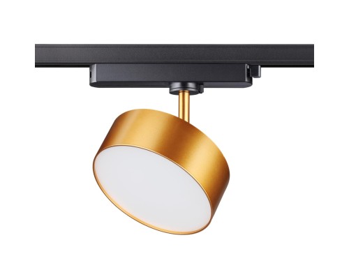 358757 PORT NT21 064 матовое золото Однофазный трековый светодиодный светильник IP20 LED 24W 4000K 2100Лм 100-265V PROMETA
