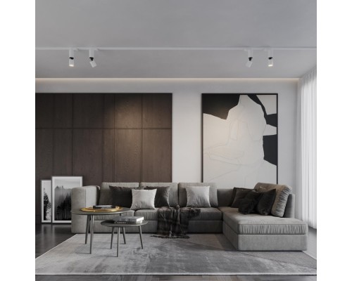 359318 PORT NT24 000 белый Светильник трековый однофазный трехжильный IP20 LED 5W 85-265V 3000K 600Лм TUBO