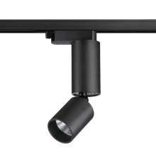 359319 PORT NT24 000 черный Светильник трековый однофазный трехжильный IP20 LED 5W 85-265V 3000K 600Лм TUBO