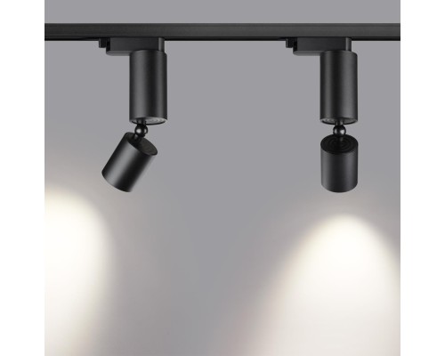 359319 PORT NT24 000 черный Светильник трековый однофазный трехжильный IP20 LED 5W 85-265V 3000K 600Лм TUBO