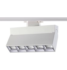 358665 PORT NT21 076 белый Однофазный трековый светодиодный светильник IP33 LED 4000K 25W 110-265V EOS