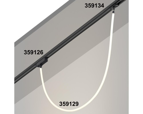 359129 KONST NT23 188 черный Светильник светодиодный IP20 LED 4000K 14W 170-265V 1400Лм RAMO