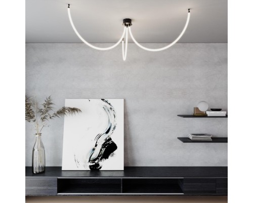 359129 KONST NT23 188 черный Светильник светодиодный IP20 LED 4000K 14W 170-265V 1400Лм RAMO