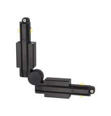 Гибкий соединитель с токопроводом для однофазного шинопровода Novotech 135021 черный