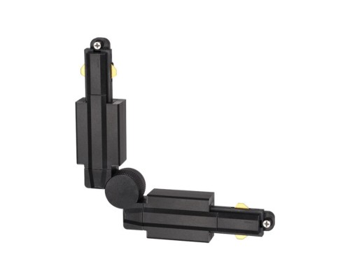 Гибкий соединитель с токопроводом для однофазного шинопровода Novotech 135021 черный