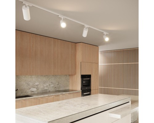 359152 PORT NT23 120 белый Светильник трековый однофазный трехжильный IP20 LED 15W 220V 4000К 1440Лм SELENE