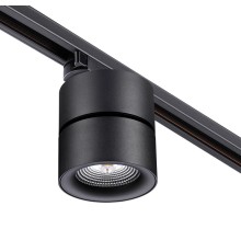 358785 PORT NT21 065 черный Однофазный трековый светодиодный светильник IP20 LED 25W 4000K 2200Лм 100-265V GRODA