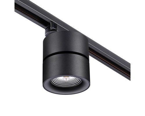 358785 PORT NT21 065 черный Однофазный трековый светодиодный светильник IP20 LED 25W 4000K 2200Лм 100-265V GRODA