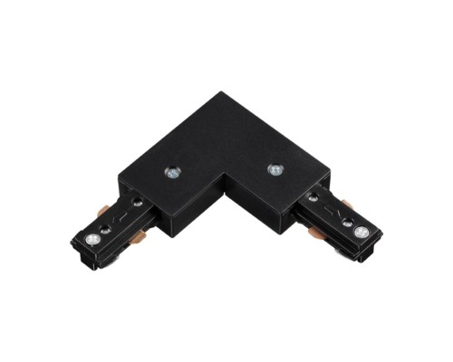 Соединитель для шинопровода L-образный для однофазного шинопровода Novotech 135009 черный