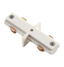 Соединитель внутренний с токопроводом для однофазного шинопровода Novotech 135006 белый