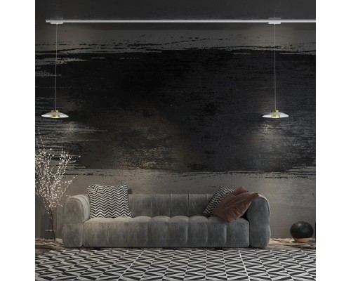 358896 PORT NT22 белый/золото Cветильник трековый однофазный светодиодный, провод 1м IP20 LED 4000К 18W 220-240V PILZ